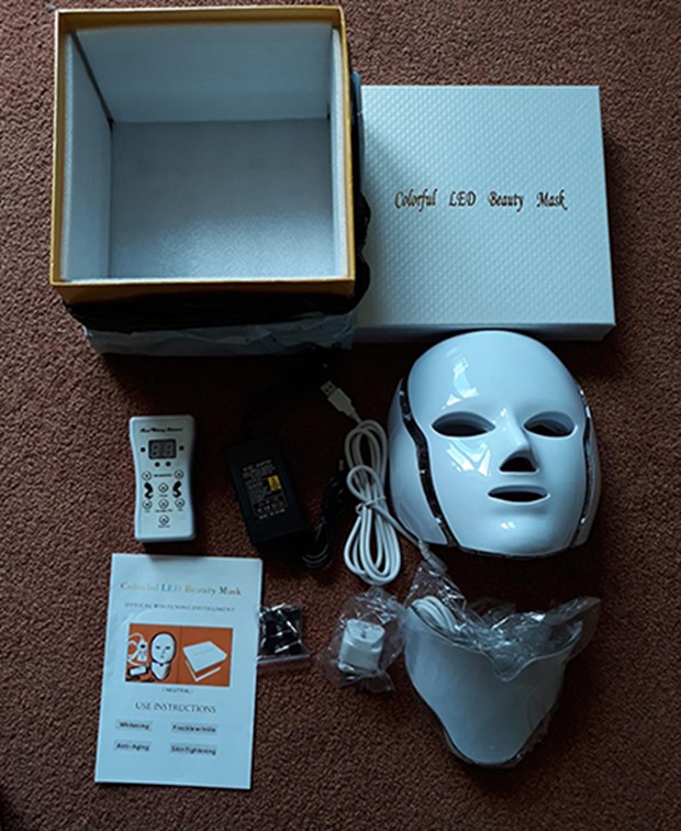 Beauty Mask: Optical Whitening Instrument | Electrical Safety First