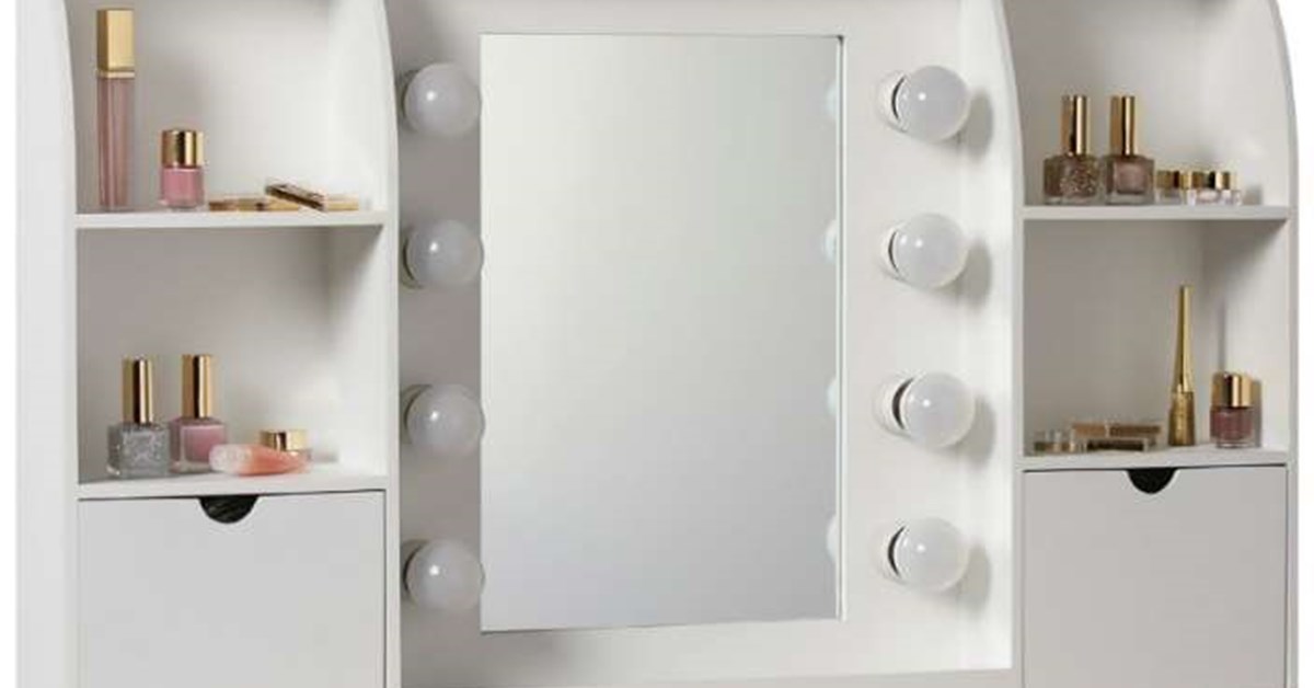 Light Up Mirror Vanity Unit sold via The Range Recall Electrical
