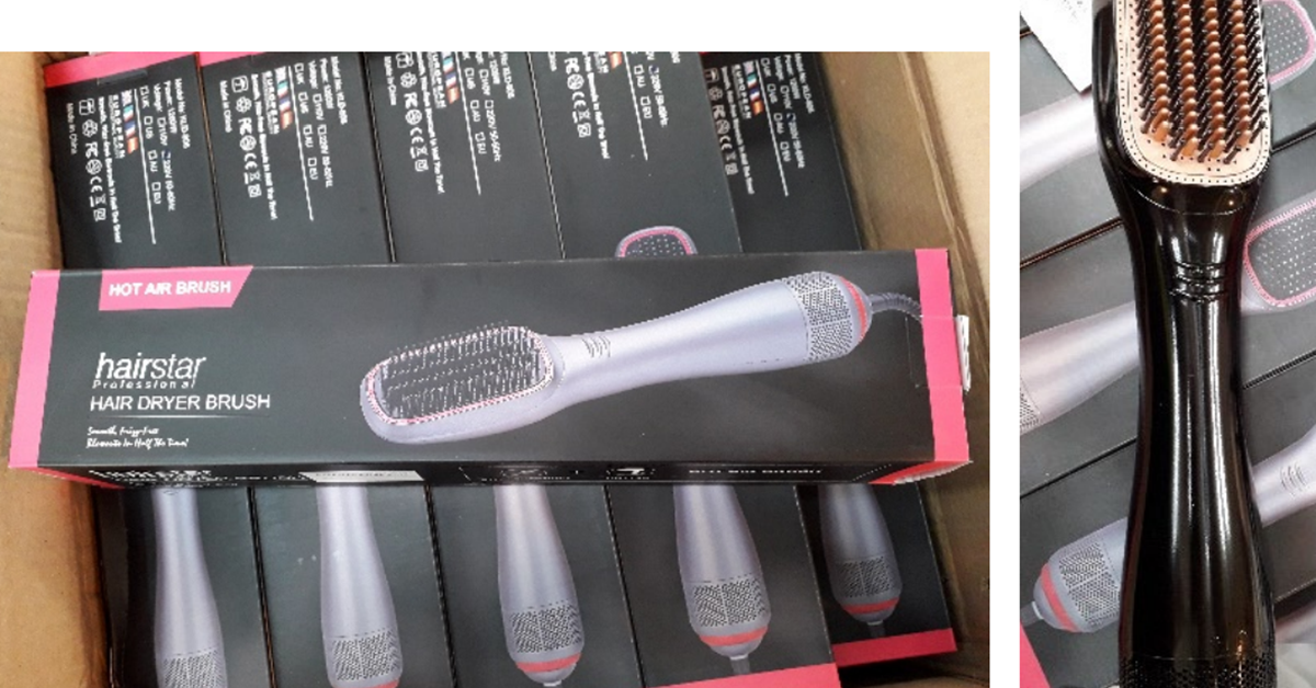 Hairstar Hot Air Brush Recall Electrical Safety First