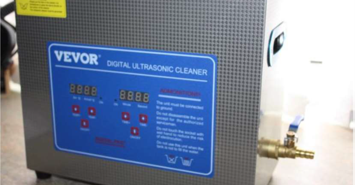 Vevor Ultrasonic Jewellery Cleaner Safety Notice Electrical Safety First