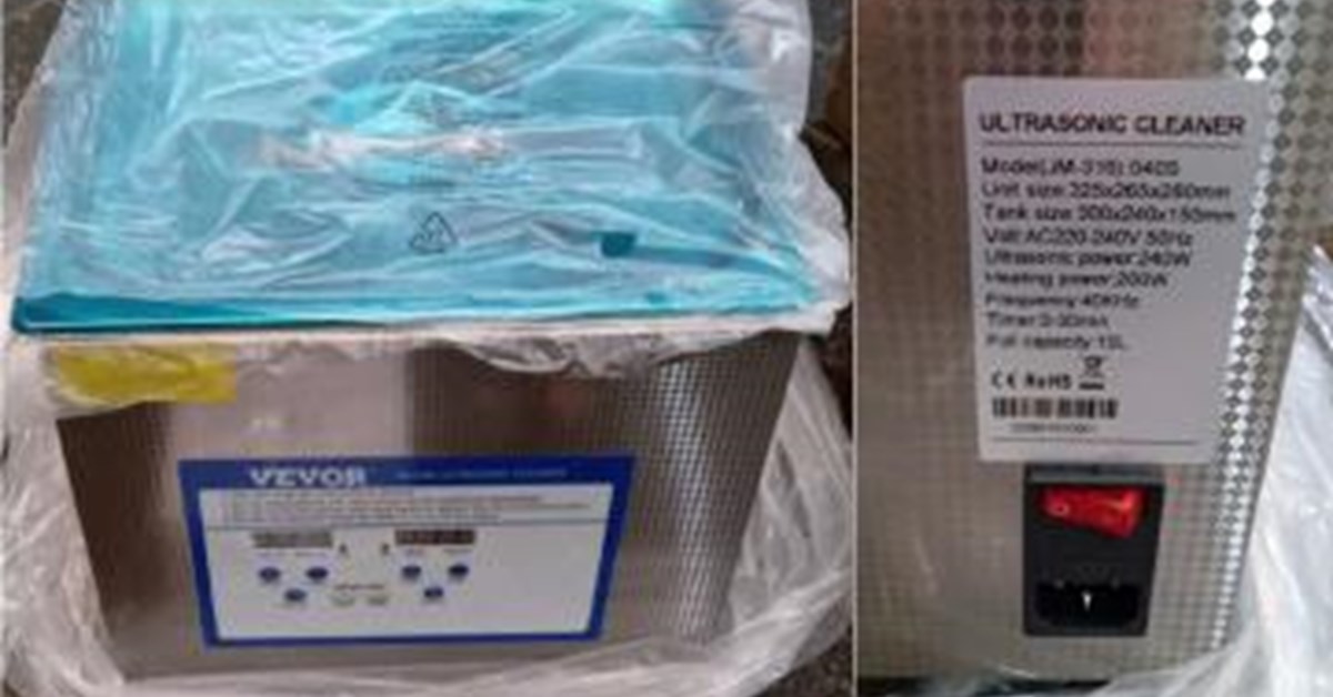 VEVOR Ultrasonic Cleaner Recall Electrical Safety First