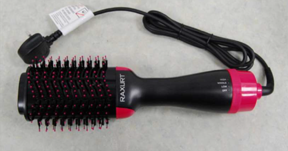 Raxurt hair dryer/styler Recall Electrical Safety First