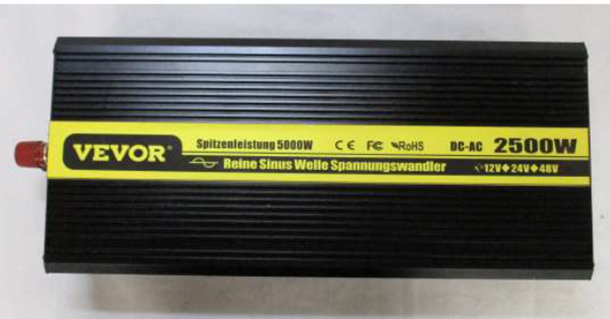 Vevor Power Inverter Safety Notice Electrical Safety First